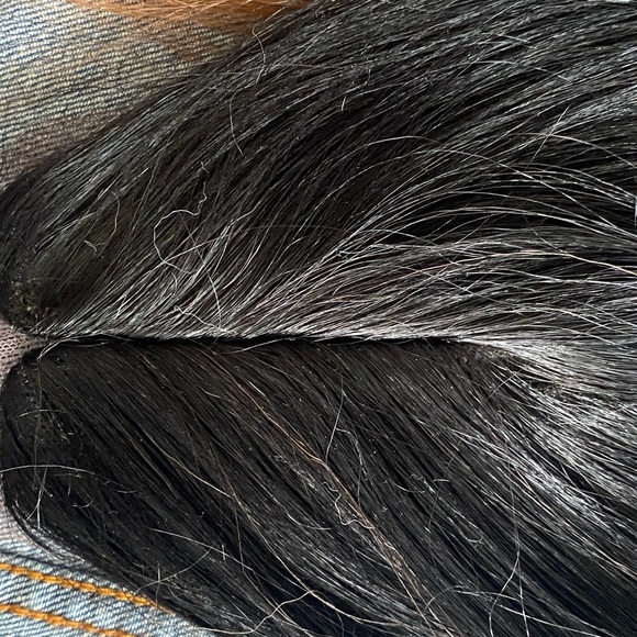 6 piece Ombré. Super fine  20” layered Synthetic weave with Middle part. Piece - Picture 7 of 7